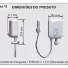 Ducha Higiênica 4t Cardal 110v 4000w AQ-109/1 - Image 4