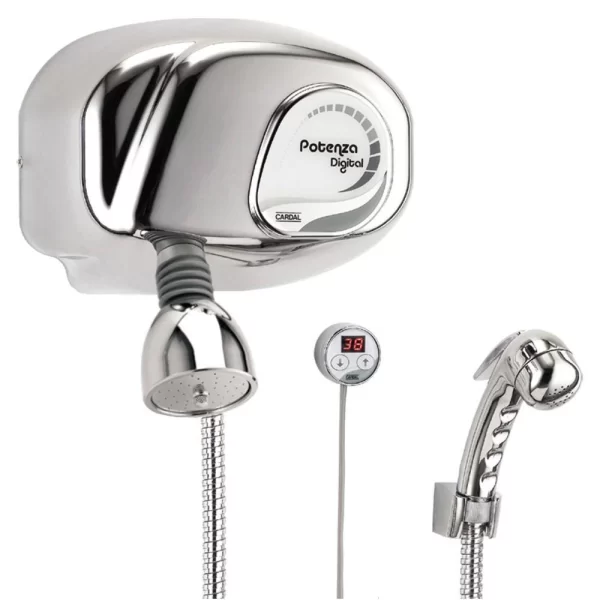 Ducha Potenza Flex Digital Pressurizada C/Desviador 220v 7800w CR AQ106/2