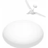 Globo Montado De Led P/ventilador De Teto Aliseu Slim
