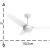 Jogo de Hélices 3 Pás Ventilador de Teto Jet BR Aliseu - Image 3