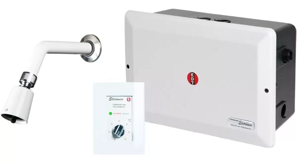 AQUECEDOR ELÉTRICO CENTRAL ELETRONICO BRANCO 220V 10.560W KDT – 2136 - Image 2
