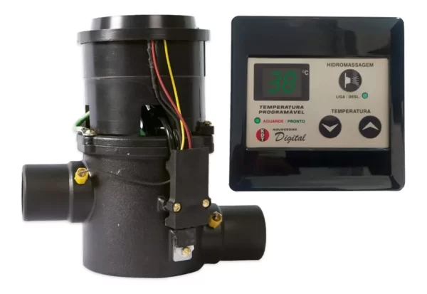 AQUECEDOR HIDROMASSAGEM DIGITAL BLACK 220V 8.800W KDT - 2770