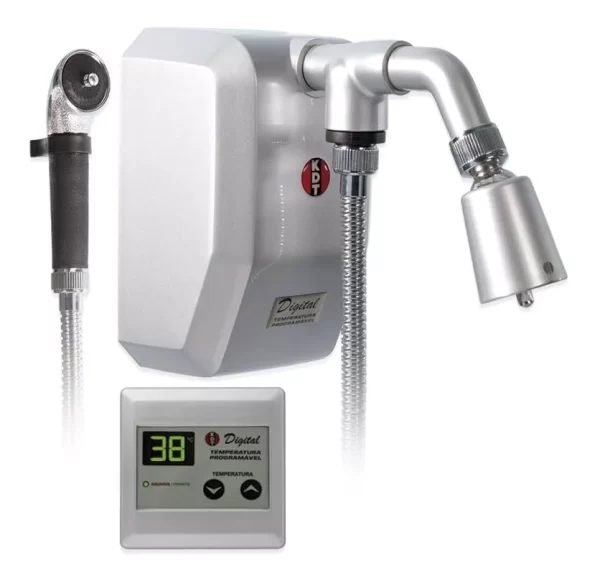 DUCHA DIGITAL C/DESVIADOR PRATA 220V 8800W KDT 2283