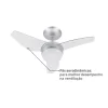 Jogo Hélice 3 Pás P/ Ventilador De Teto Nano Acrílico Aliseu - Image 2