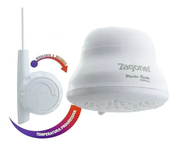 DUCHA MASTER BANHO ELETRONICA 220V 7.500W BRANCO ZAGONEL