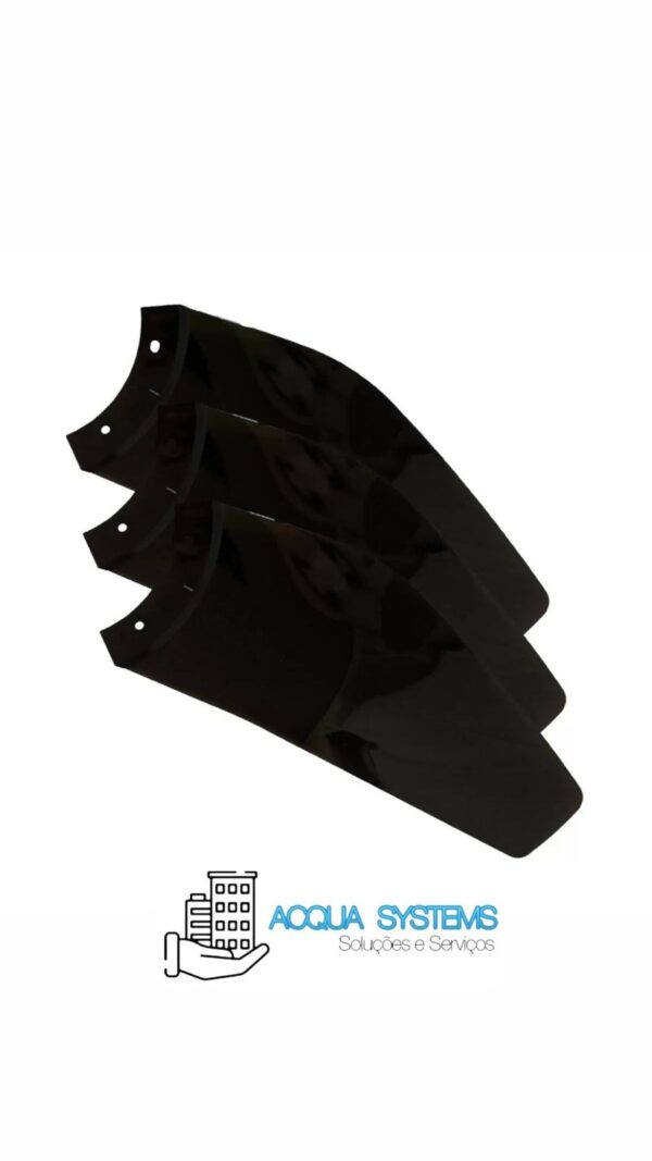 Jogo De Hélices 3 Pás Ventilador De Teto Nano Black Aliseu