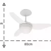 Jogo De Hélices 3 Pás Ventilador De Teto Nano BR Aliseu - Image 3