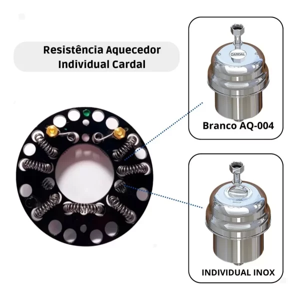 Resistência Aquecedor Individual Cardal 5200w/220v RE 070 - Image 3