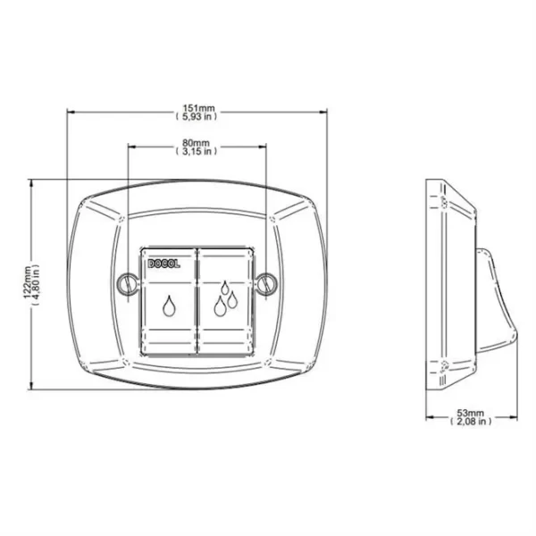 Acabamento Para Válvula De Descarga Clássica Chrome Bege Docol - Image 2