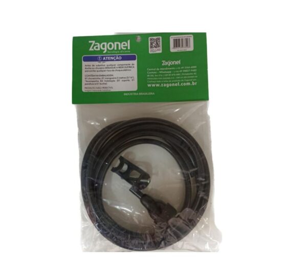 KIT CHUVEIRINHO C/MANGUEIRA 2M BLACK ZAGONEL - Image 3