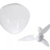 Globo De Vidro Br Leitoso Ventilador Teto Aliseu Tradicional