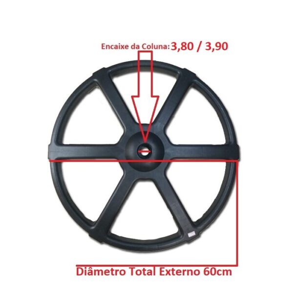 Base com Coluna Ventisol para Ventilador Turbo 60cm - Image 6