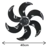 Helice Ventilador Ventisol 40cm Turbo 6 Pás Preto - Image 5