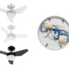 PLAFON SUPORTE DO GLOBO CÚPULA DE VIDRO DA LUMINÁRIA VENTILADOR ALISEU INSPIRE NANO - Image 2