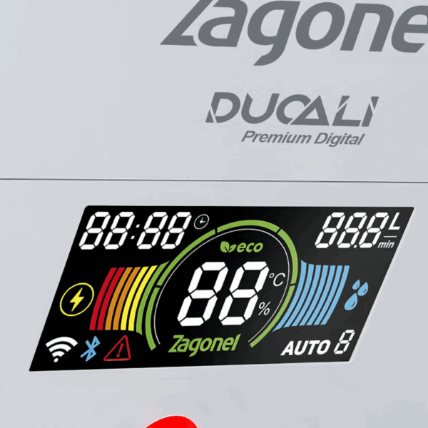 Zagonel, Ducha Eletrônica Ducali Premium Digital, 5500W, 127V, Branco - Image 5