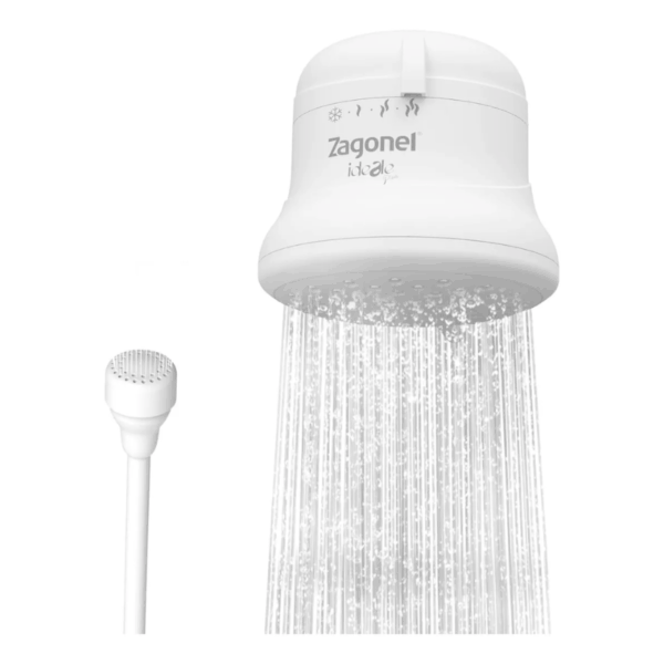 Ducha Multitemperatura Ideale 4t 5500w 127v Branco Zagonel - Image 4